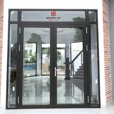 CỬA NHÔM LÁ SÁCH MẪU 5