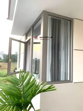 CỬA SỔ 2 CÁNH NHÔM MAXPRO NHẬP KHẨU MÀU NÂU