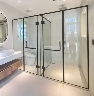Phòng Tắm Kính Hệ Slim Mở - Mẫu 05